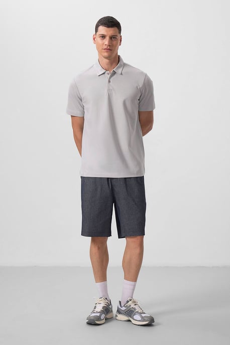 Herren Polo-T-Shirt aus Baumwolle mit Elasthan - Image 2