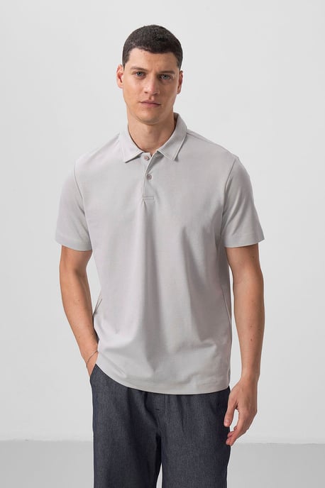 Herren Polo-T-Shirt aus Baumwolle mit Elasthan - Image 4