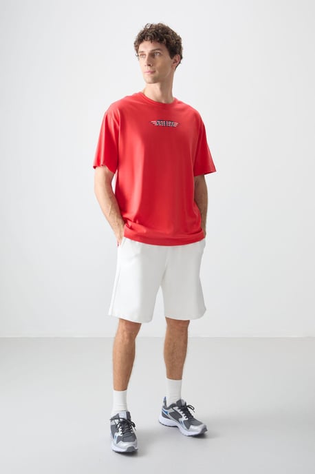 Übergroßes Baumwoll-Logo-T-Shirt - Image 4