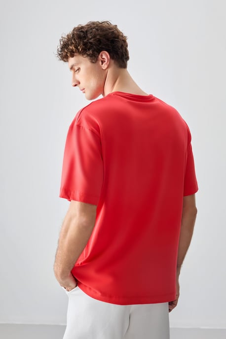 Übergroßes Baumwoll-Logo-T-Shirt - Image 5