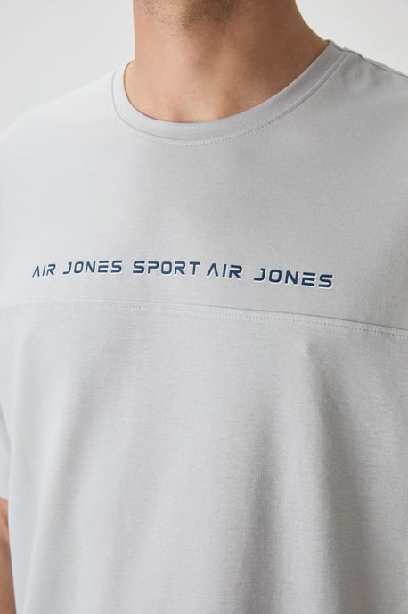 Oversized Rundhals T-Shirt mit Print - Image 3