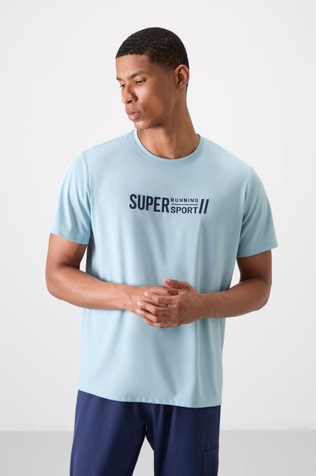 Herren T-Shirt mit Druck und Rundhalsausschnitt - Image 1