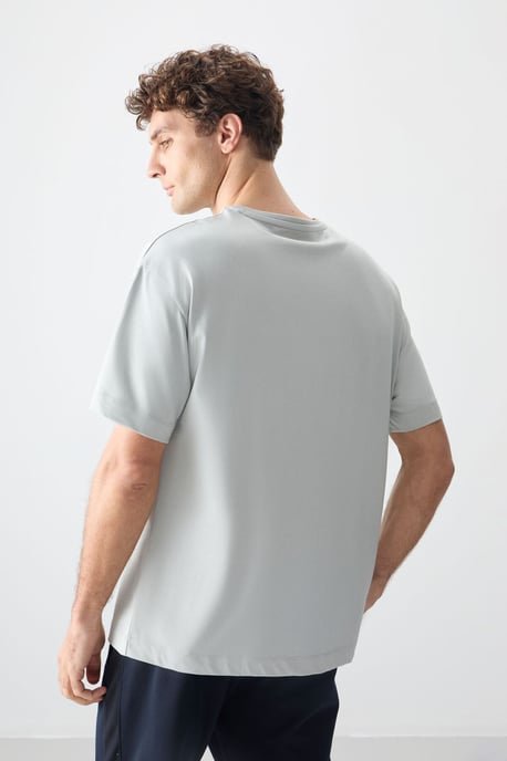 Übergroßes Baumwoll-Crewneck-T-Shirt - Image 6