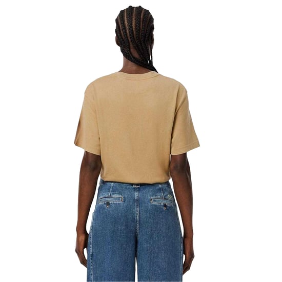 Lacoste - T-Shirt für Herren/Damen Unisex, Dicke Baumwolle (Beige) - Image 3