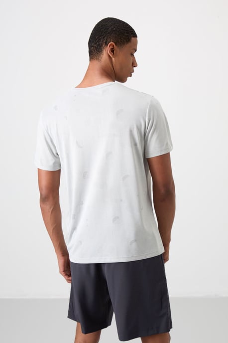 Herren Farbblockiertes Rundhals-T-Shirt - Image 5