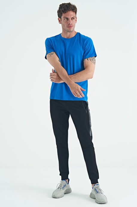 Herren Baumwoll-Elastan T-Shirt mit Rundhalsausschnitt - Image 3