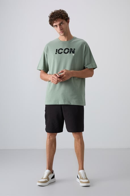 Übergroßes Logo-Print Rundhals-T-Shirt - Image 2
