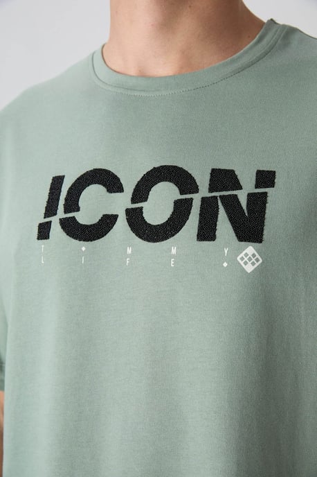 Übergroßes Logo-Print Rundhals-T-Shirt - Image 3