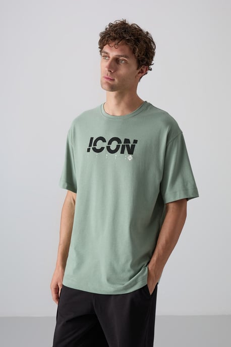 Übergroßes Logo-Print Rundhals-T-Shirt - Image 4