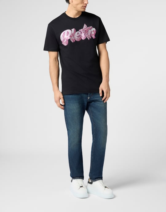 Round Neck T-Shirt Gummy Plein Stones - Image 3
