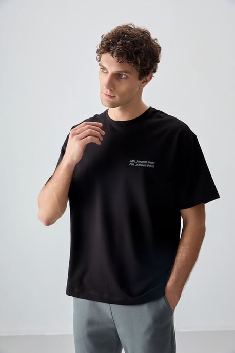 Übergrößenshirt aus bedrucktem Baumwolljersey - Image 1