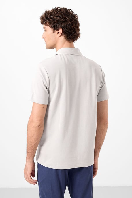 Herren Baumwoll-Elastan Polo-Shirt - Image 6