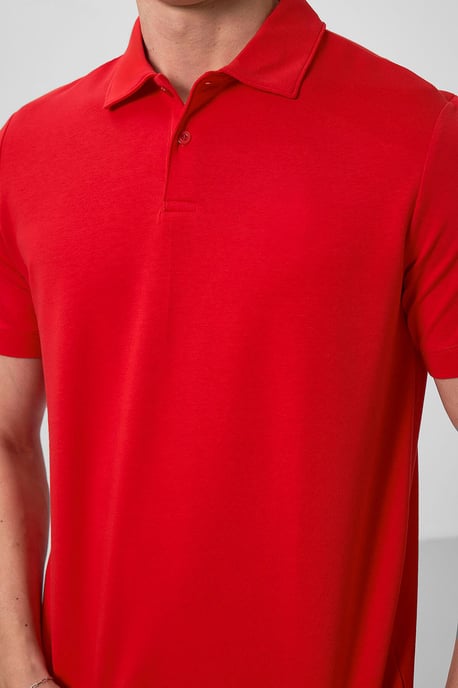 Herren Baumwoll-Elastan Polo-Shirt - Image 4