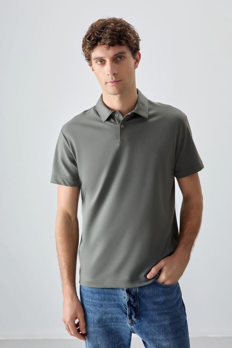 Oversized Polo-Kragen T-Shirt - Image 2