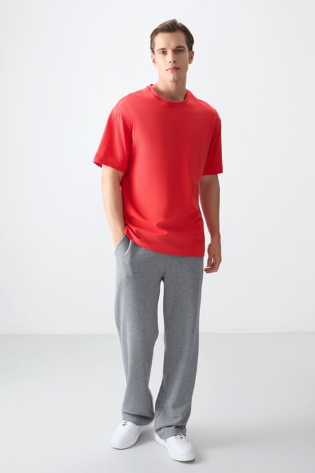 Übergroßes Baumwoll-Crewneck-T-Shirt - Image 3