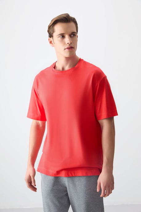 Übergroßes Baumwoll-Crewneck-T-Shirt - Image 4