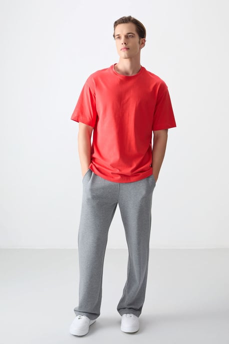 Übergroßes Baumwoll-Crewneck-T-Shirt - Image 5