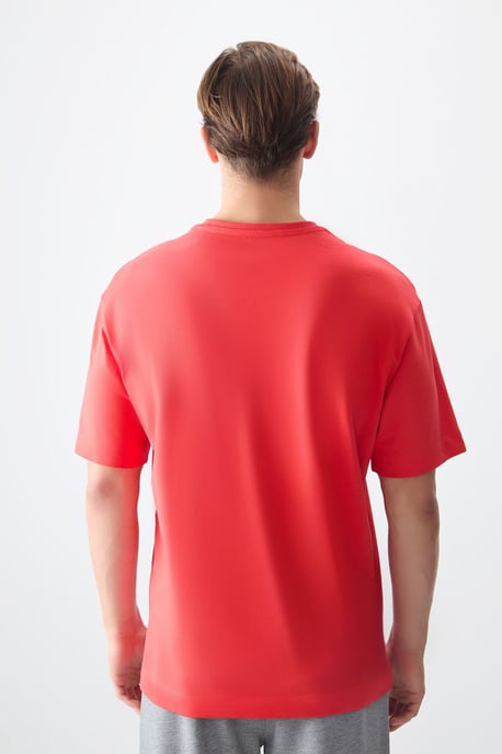 Übergroßes Baumwoll-Crewneck-T-Shirt - Image 6