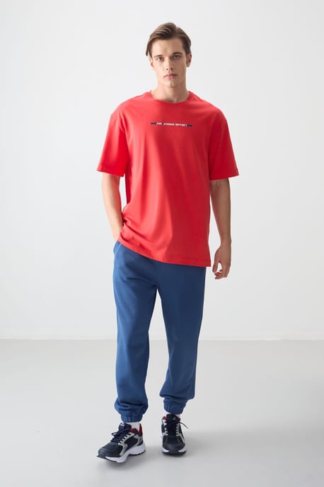 Übergroßes Baumwoll-Crewneck-T-Shirt - Image 4