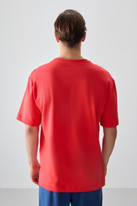 Übergroßes Baumwoll-Crewneck-T-Shirt - Image 5