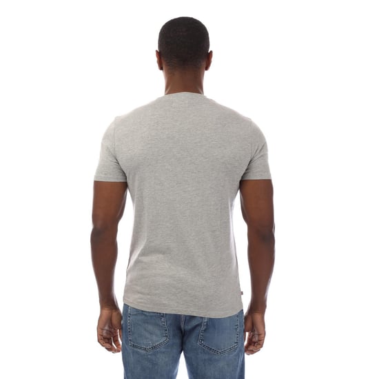 Aquascutum - "London" T-Shirt für Herren, Rundhalsausschnitt (Hellgrau/Weiß) - Image 2