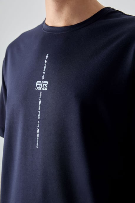 Übergröße Bedrucktes Rundhals-T-Shirt - Image 2