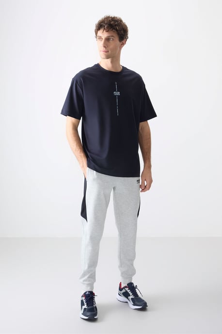 Übergröße Bedrucktes Rundhals-T-Shirt - Image 3