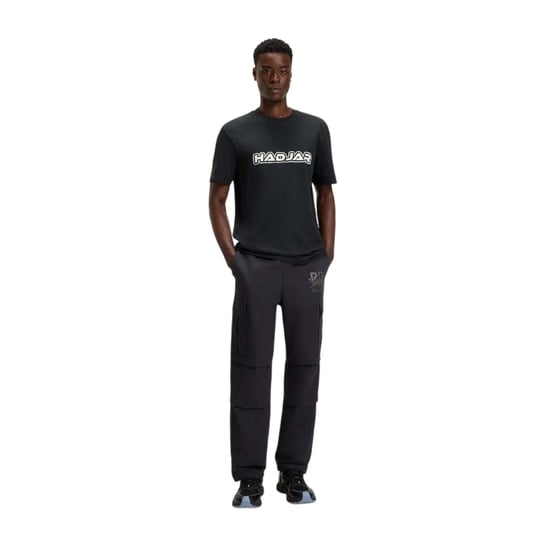Hugo - T-Shirt für Herren, Baumwolle, Übergroß (Schwarz) - Image 4