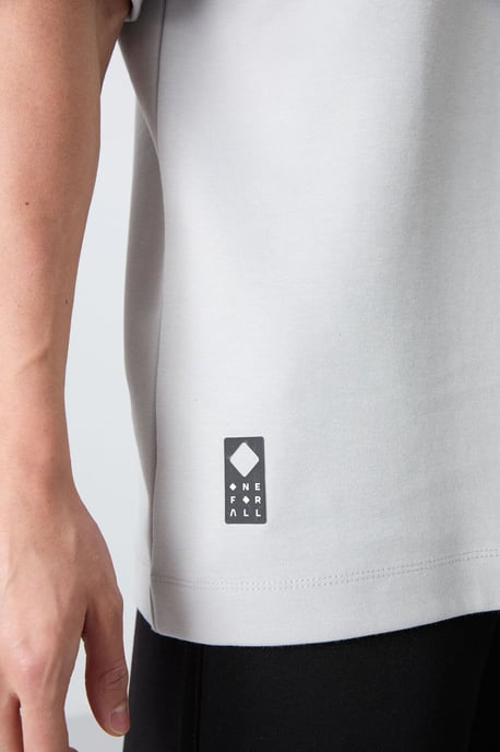 Übergröße Baumwoll-Mischung Logo T-Shirt - Image 5