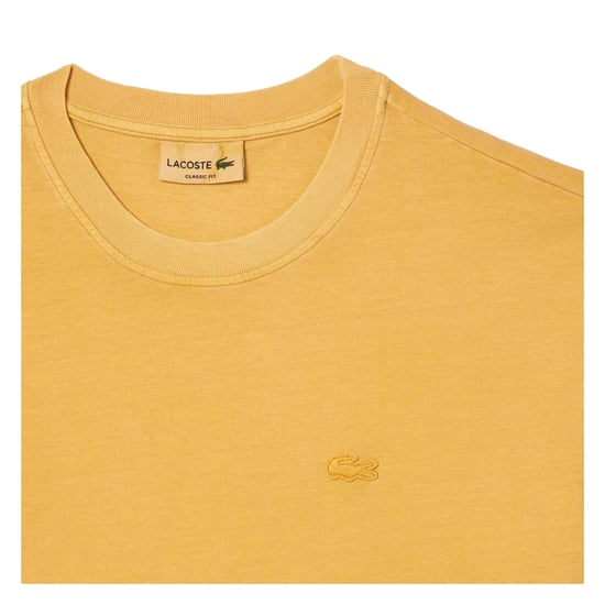 Lacoste - T-Shirt für Herren, Natürlich gefärbter Jersey (Orange) - Image 4
