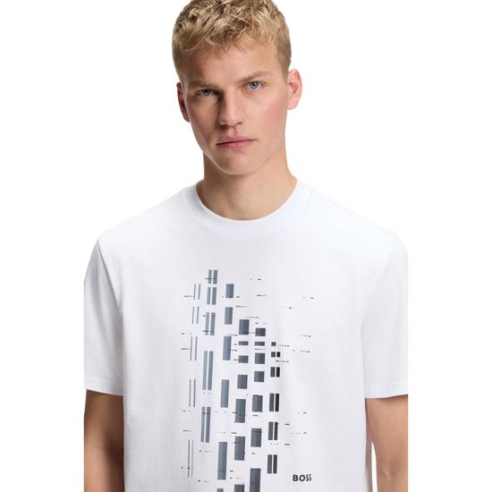 Boss - T-Shirt für Herren, Stretch, Regulär (Weiß) - Image 4