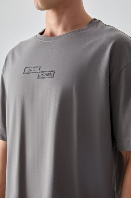 Übergroßes bedrucktes Baumwoll-T-Shirt - Image 2
