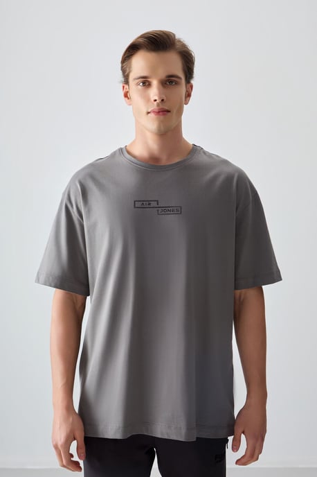 Übergroßes bedrucktes Baumwoll-T-Shirt - Image 3
