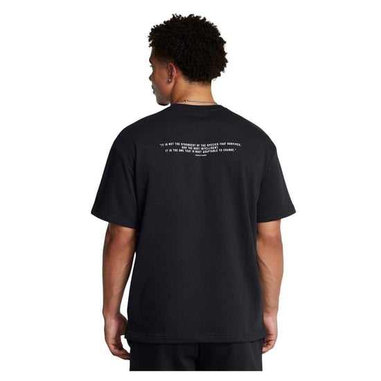 Under Armour - "Project Rock" T-Shirt für Herren, Frottee (Schwarz) - Image 2