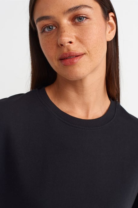 Übergroßes Baumwoll-Crewneck-T-Shirt - Image 4