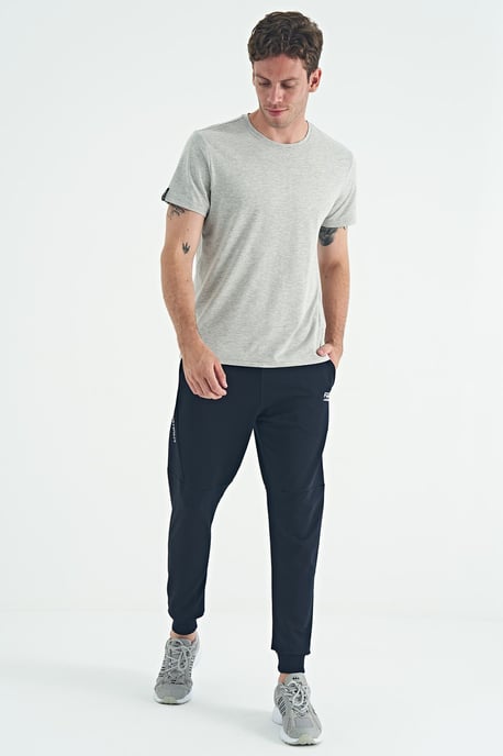 Herren Baumwoll-Elasthan Rundhals T-Shirt - Image 5