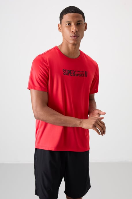 Herren Bedrucktes Rundhals T-Shirt - Image 4