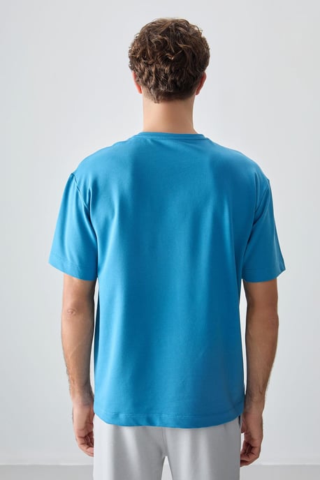 Oversized Baumwollmischung Rundhalsausschnitt T-Shirt - Image 6