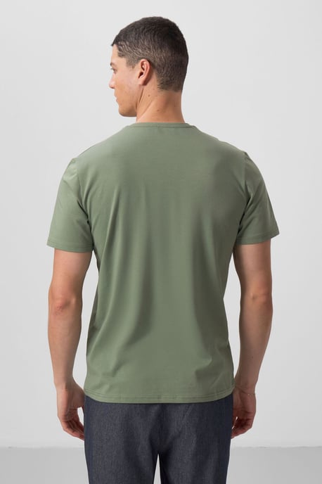 Herren V-Ausschnitt Kurzarm-T-Shirt - Image 6