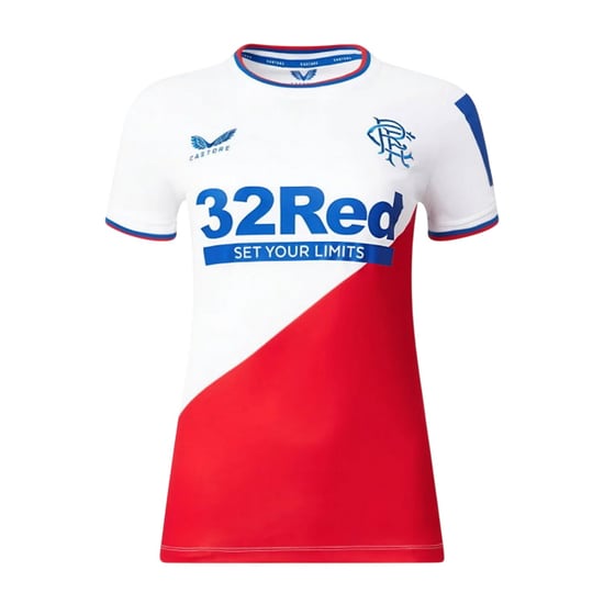 Castore - "2023" Auswärts-Trikot für Damen (Weiß/Rot) - Image 1