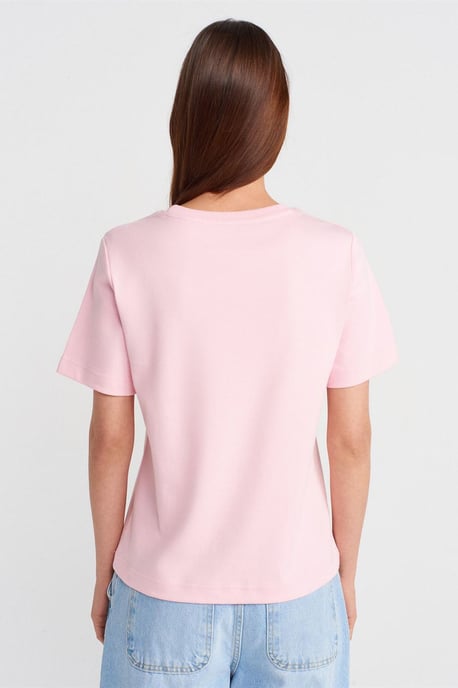Damen Baumwoll Rundhals T-Shirt - Image 2