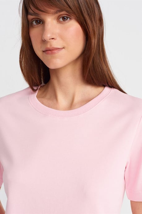 Damen Baumwoll Rundhals T-Shirt - Image 3