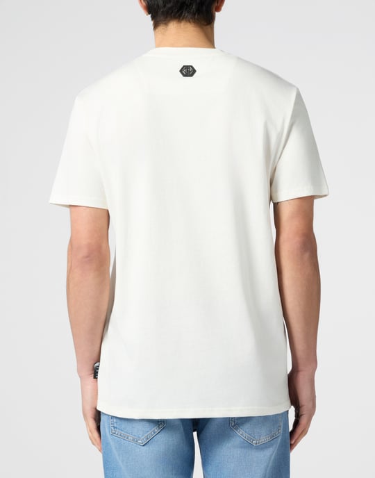 Round Neck T-Shirt Puffy Gummy Plein - Image 5
