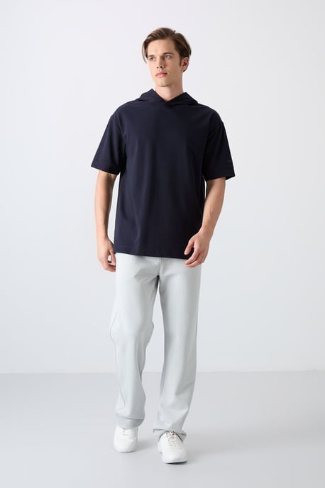Übergröße Kapuzen T-Shirt mit kurzen Ärmeln - Image 2