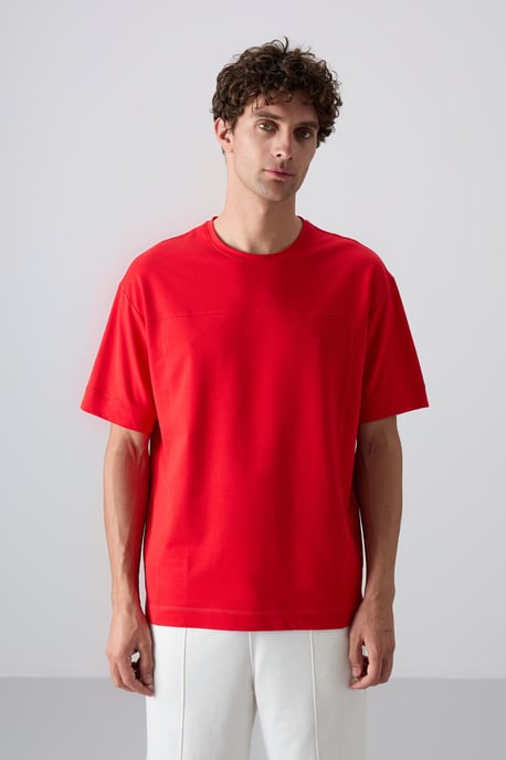 Oversized Rundhals-T-Shirt - Image 1