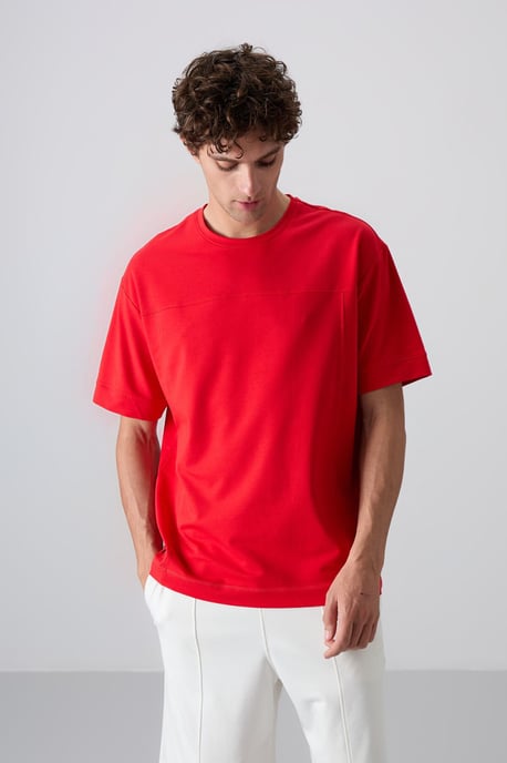 Oversized Rundhals-T-Shirt - Image 4