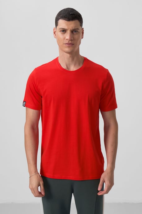 Herren Baumwoll-Elasthan Rundhals T-Shirt - Image 2