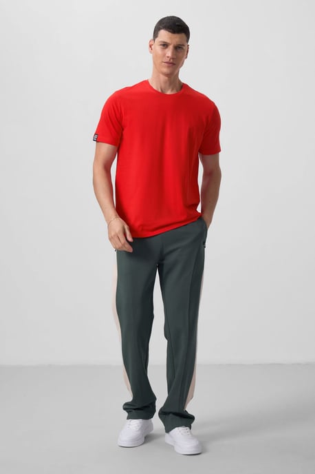 Herren Baumwoll-Elasthan Rundhals T-Shirt - Image 3