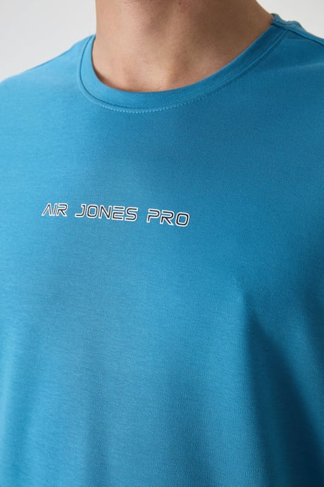 Übergröße Bedrucktes Rundhals-T-Shirt - Image 2