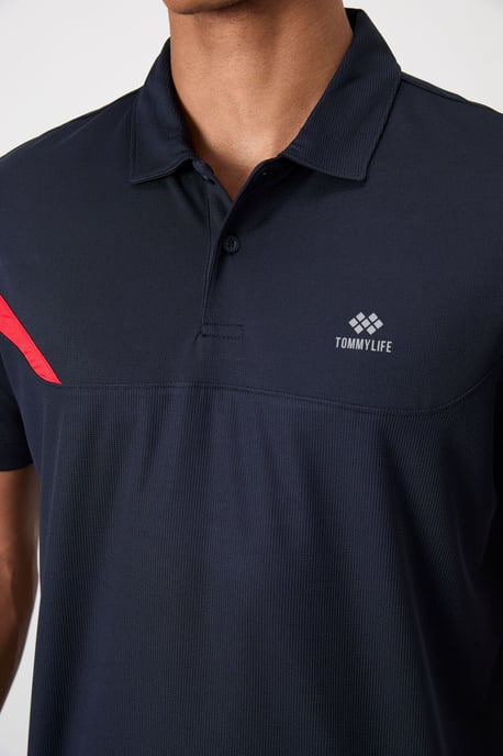 Herren Polo-Kragen Kurzarm T-Shirt - Image 3